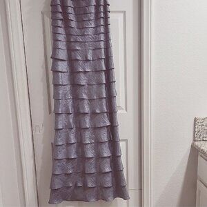 Gray Tiered Maxi Dress